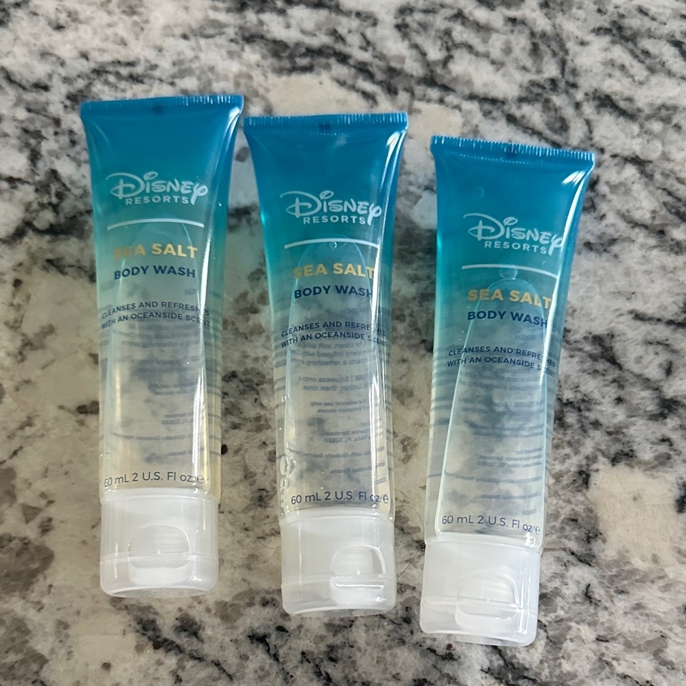 Disney Resorts 3 Sea Salt Body Wash NEW